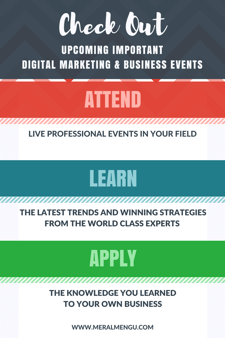 Invest in your professional growth by attending one of these live digital marketing or business conferences this year